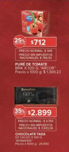 Arcor - PURE DE TOMATE
