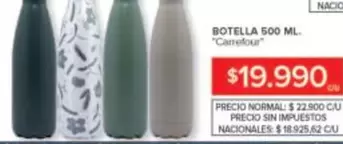 Carrefour - BOTELLA 500 ML