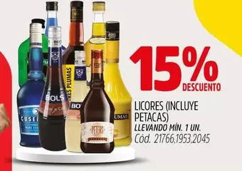 Bols - LICORES (INCLUYE PETACAS)
