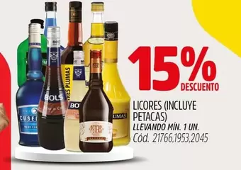 Bols - LICORES (INCLUYE PETACAS)