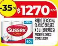 Sussex - ROLLO DE COCINA CLÁSICO