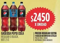 Pepsi - REGULAR O BLACK