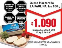 La paulina - Queso Mozzarella