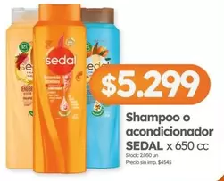 Sedal - Shampoo o acondicionador
