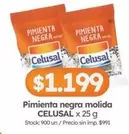Celusal - Pimienta negra molida