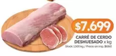 X$ - CARRÉ DE CERDO DESHUESADO