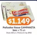 Campanita - Pañuelos tissue
