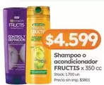 Fructis - Shampoo o acondicionador
