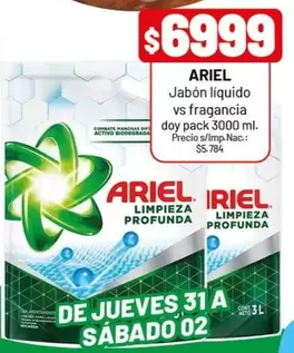 Ariel - Jabón líquido vs fragancia