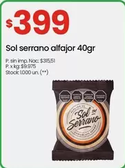 Sol Serrano - Alfajor