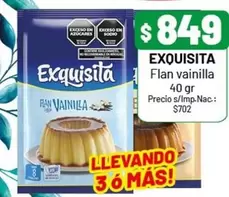 Exquisita - Flan vainilla