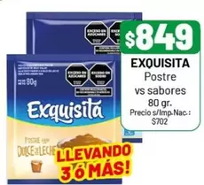 Exquisita - Postre