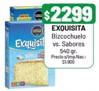 Exquisita - Bizcochuelo vs. Sabores
