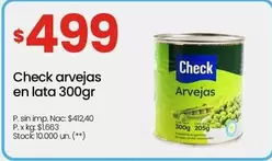 X$ - Arvejas