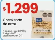 X$ - Torta De Arroz
