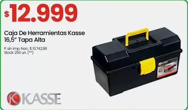 Caja De Herramientas 16,5" Tapa Alta