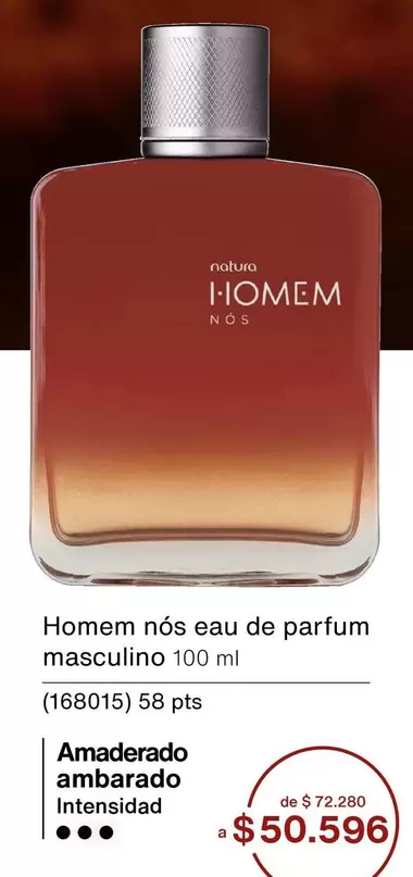 Natura - Homem nós eau de parfum masculino 100 ml