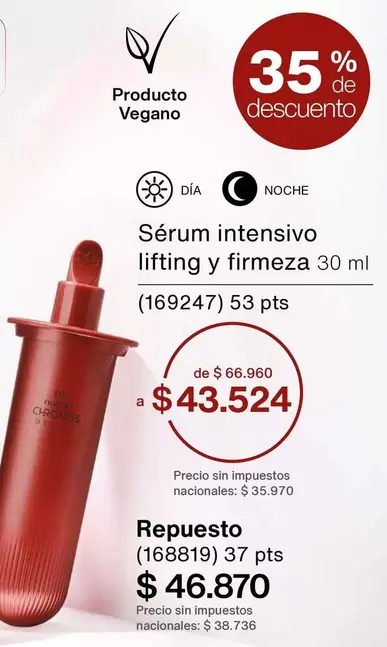 53 - Sérum intensivo lifting y firmeza 30 ml