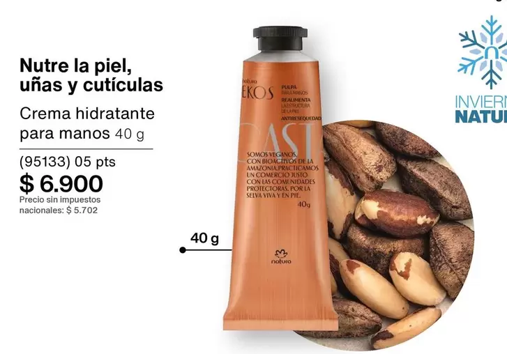 Amazonia - Crema hidratante para manos 40 g