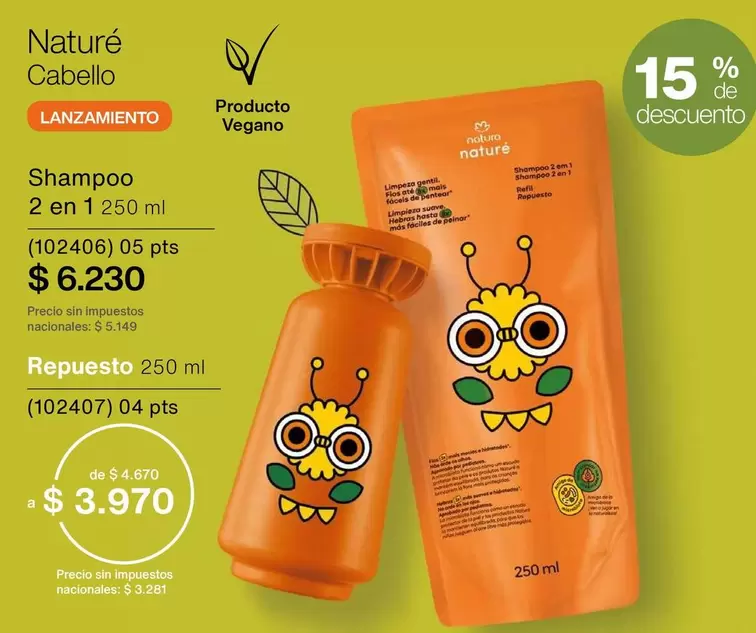 Suave - Shampoo 2 en 1 250 ml