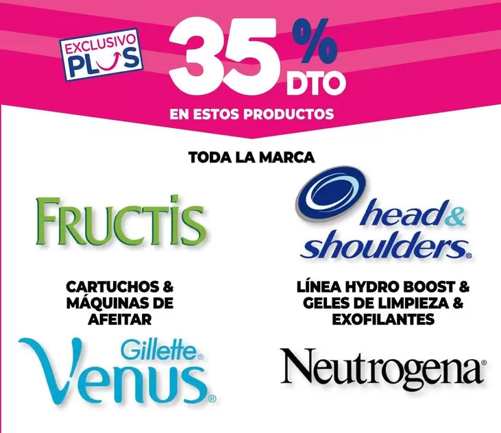 Fructis - , Head & Shoulders, Venus, Neutrogena