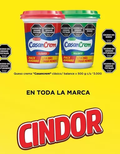 Casancrem - Queso crema clásico/balance