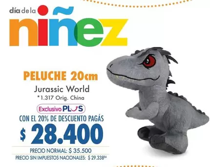 PELUCHE 20cm