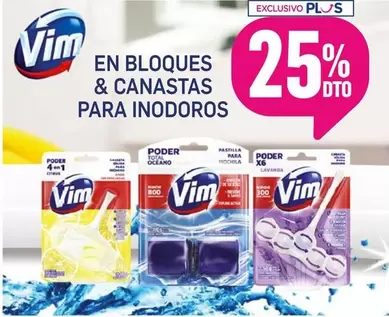 Vim - BLOQUES & CANASTAS PARA INODOROS