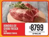 BONDIOLA DE CERDO FRESCA