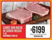 CARRÉ CON HUESO DE CERDO FRESCO