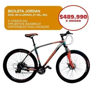 X$ - BICILETA JORDAN