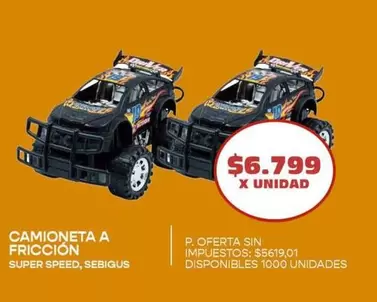 X$ - CAMIONETA A FRICCIÓN