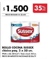 Sussex - ROLLO COCINA