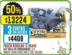 Origen - SET VALLE DE DINOSAURIOS, X U