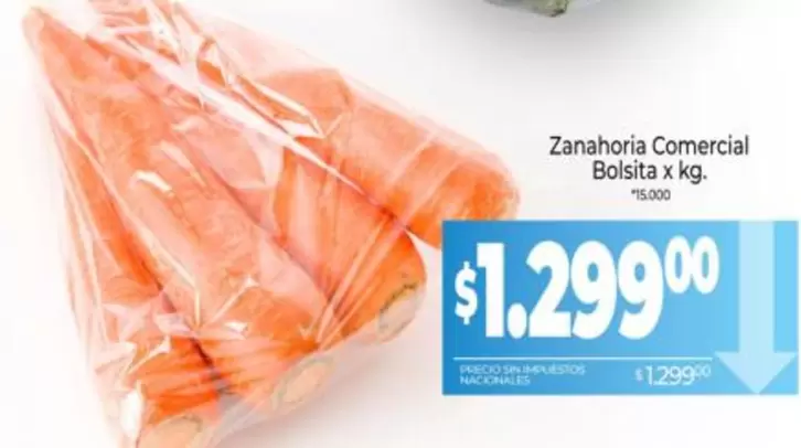 X$ - Zanahoria Comercial