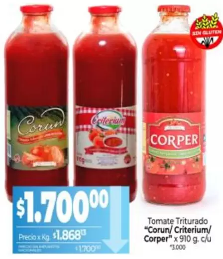 X$ - Tomate Triturado