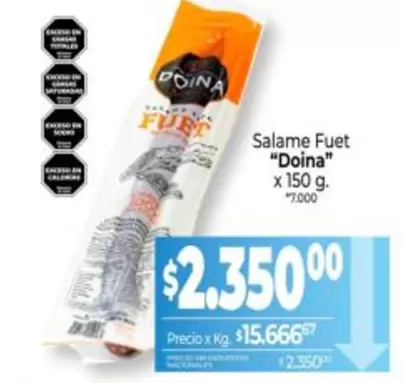 X$ - Salame Fuet