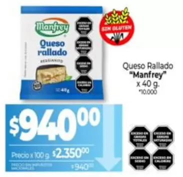 Manfrey - Queso Rallado