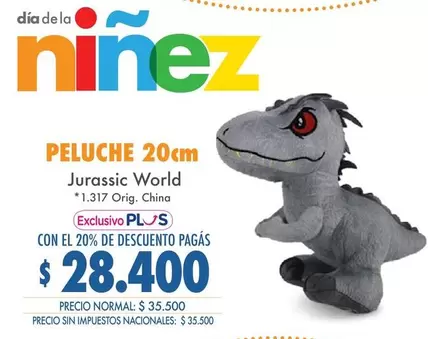 PELUCHE 20cm