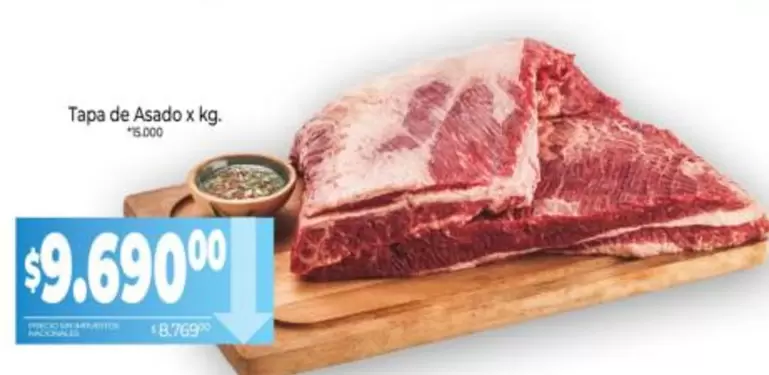 X$ - Tapa de Asado x kg