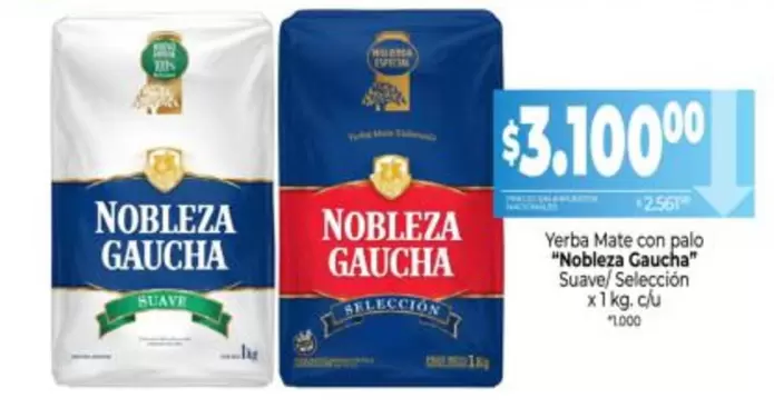 Nobleza Gaucha - Yerba Mate con palo
