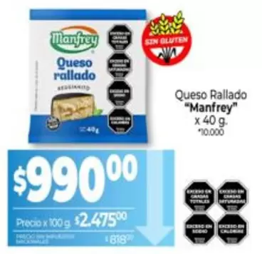 Manfrey - Queso Rallado