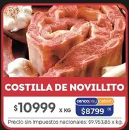 X$ - COSTILLA DE NOVILLITO