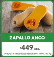 X$ - ZAPALLO ANCO