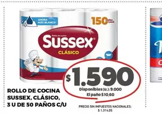 Sussex - ROLLO DE COCINA