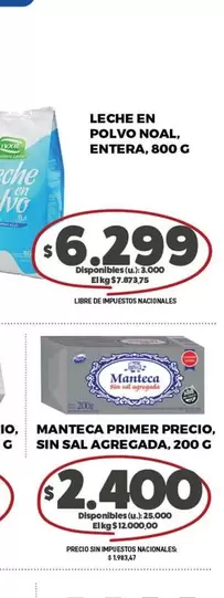 Noal - LECHE EN POLVO, ENTERA