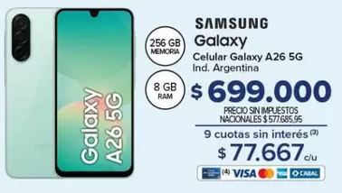 Samsung - Galaxy A26 5G