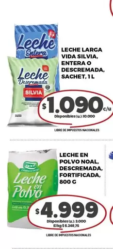 Silvia - LECHE LARGA VIDA ENTERA O DESCREMADA