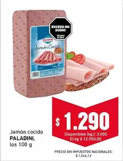 Paladini - Jamón cocido