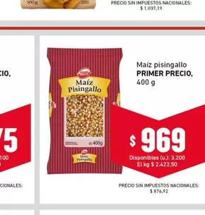 Primer - Maíz pisingallo